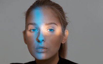 De effecten van blauw UV-licht op de huid